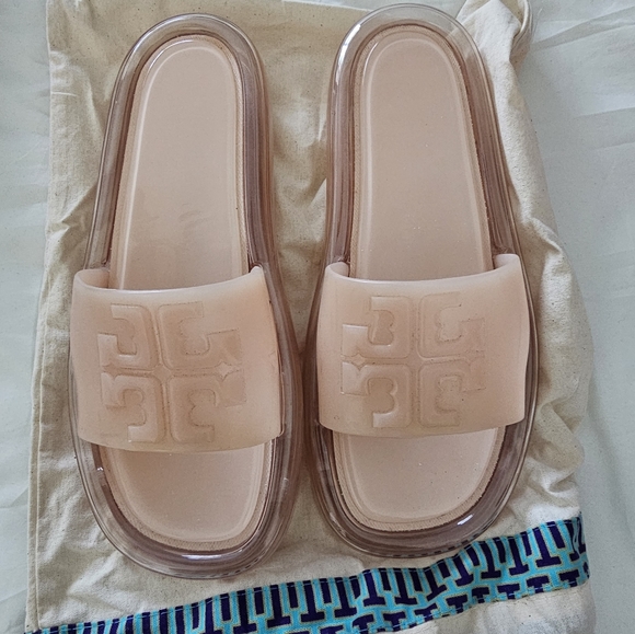 Tory burch bubble jelly slides - Picture 2 of 4